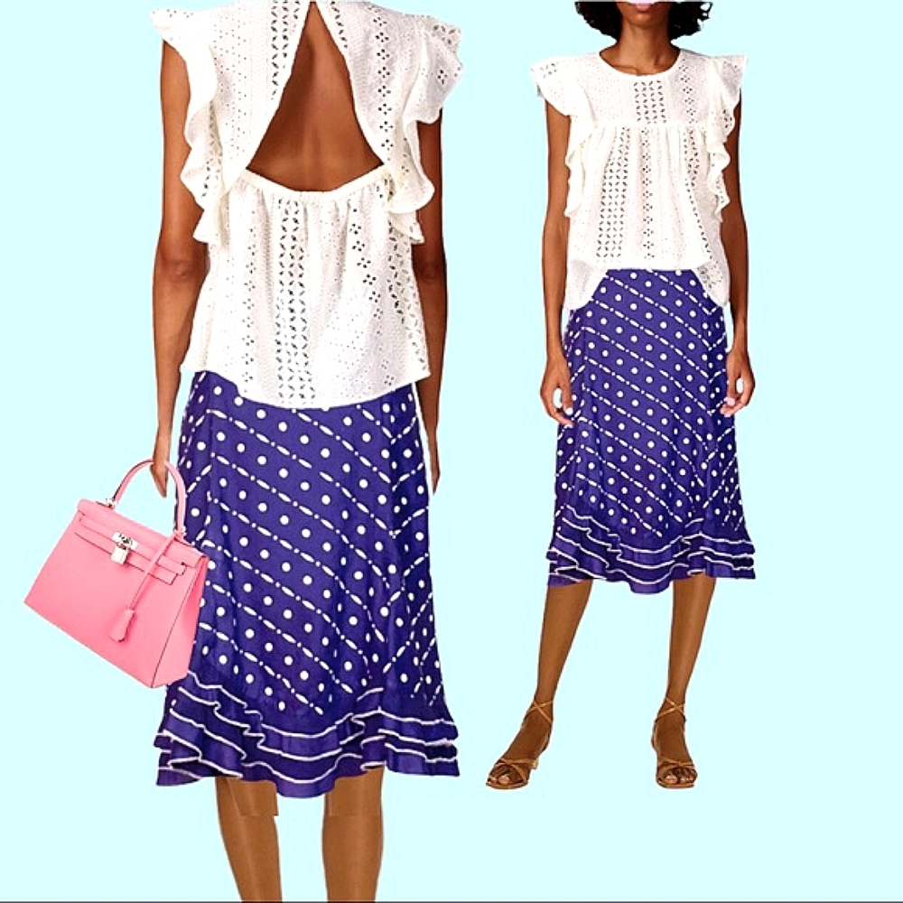 Anthropologie 🌺Odille 🌺Sprinkler Skirt 🌺 Size 2🌺